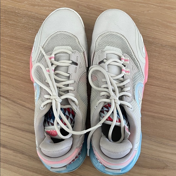 Way of Wade Basketball Shoes in Gray, Pink, and Blue - Picture 1 of 6